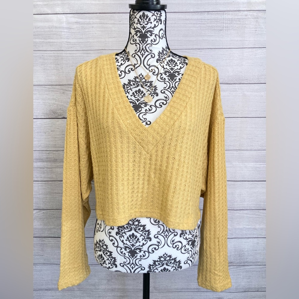 Urban Outfitters | NWOT Women’s Out From Under Long Sleeve Waffle Knit Crop Top
